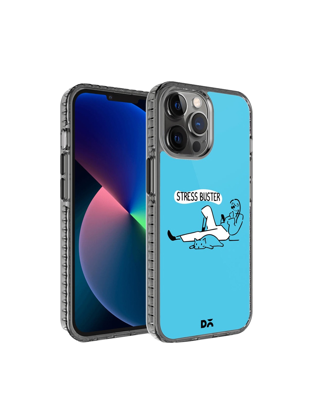 

DailyObjects Blue & White Printed iPhone 12 Pro Phone Case