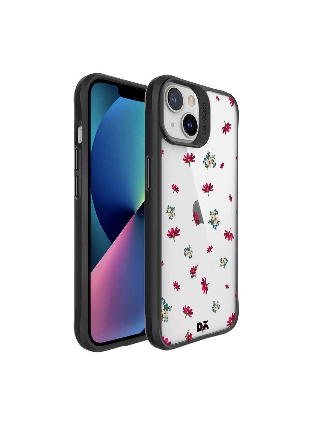

DailyObjects White & Pink Floating Flowers iPhone 13 Mini Back Case