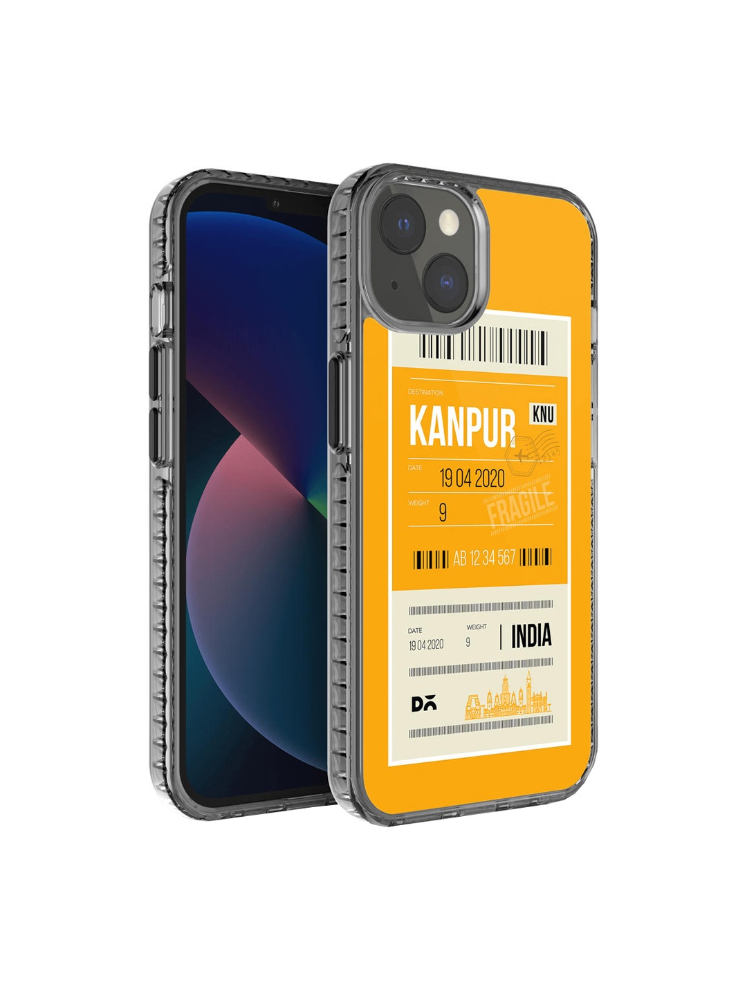 

DailyObjects Yellow Kanpur City Tag Stride 2.0 iPhone 13 Mini Back Case