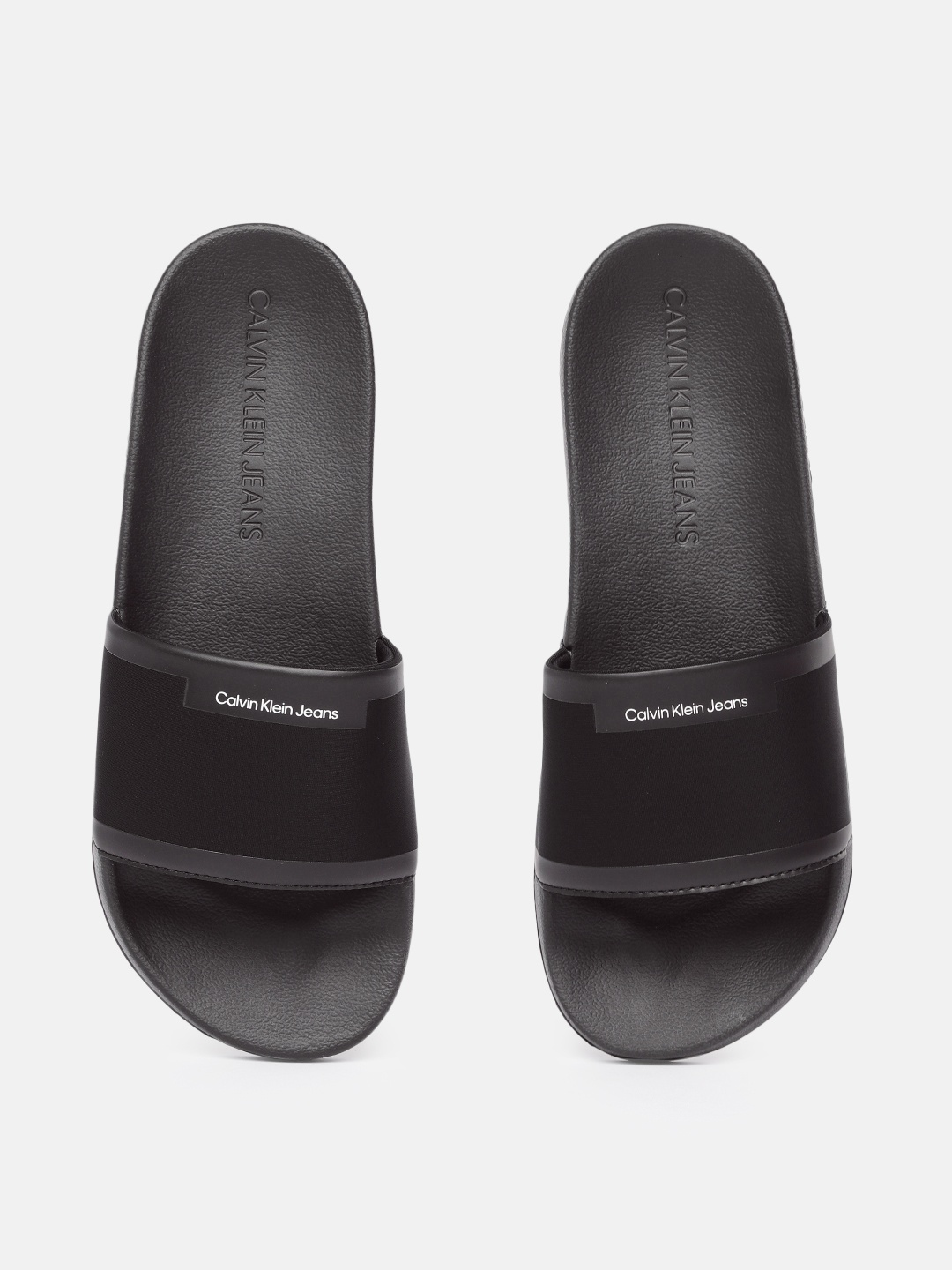 

Calvin Klein Men Black Sliders