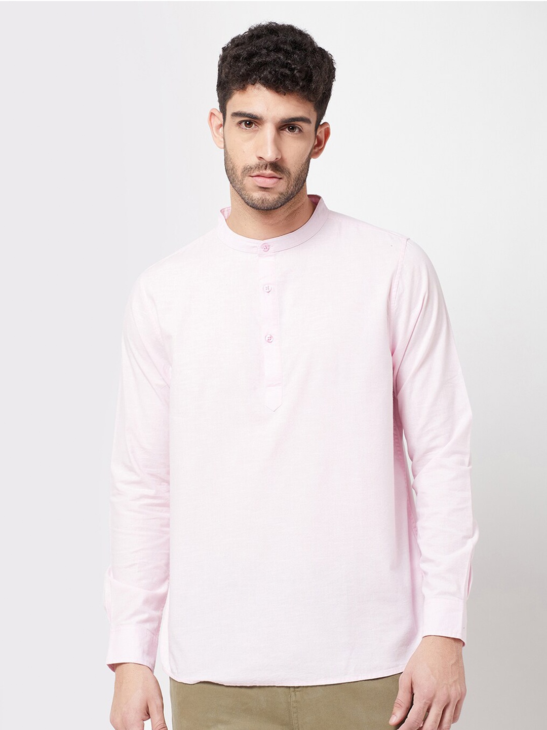 

R&B Men Pink Classic Slim Fit Casual Shirt