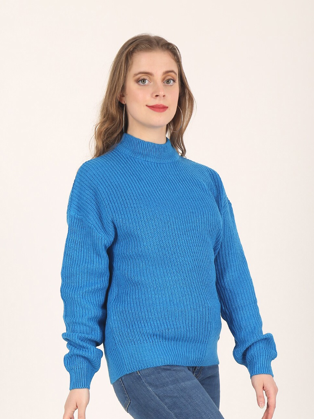 

NoBarr Women Blue Pullover