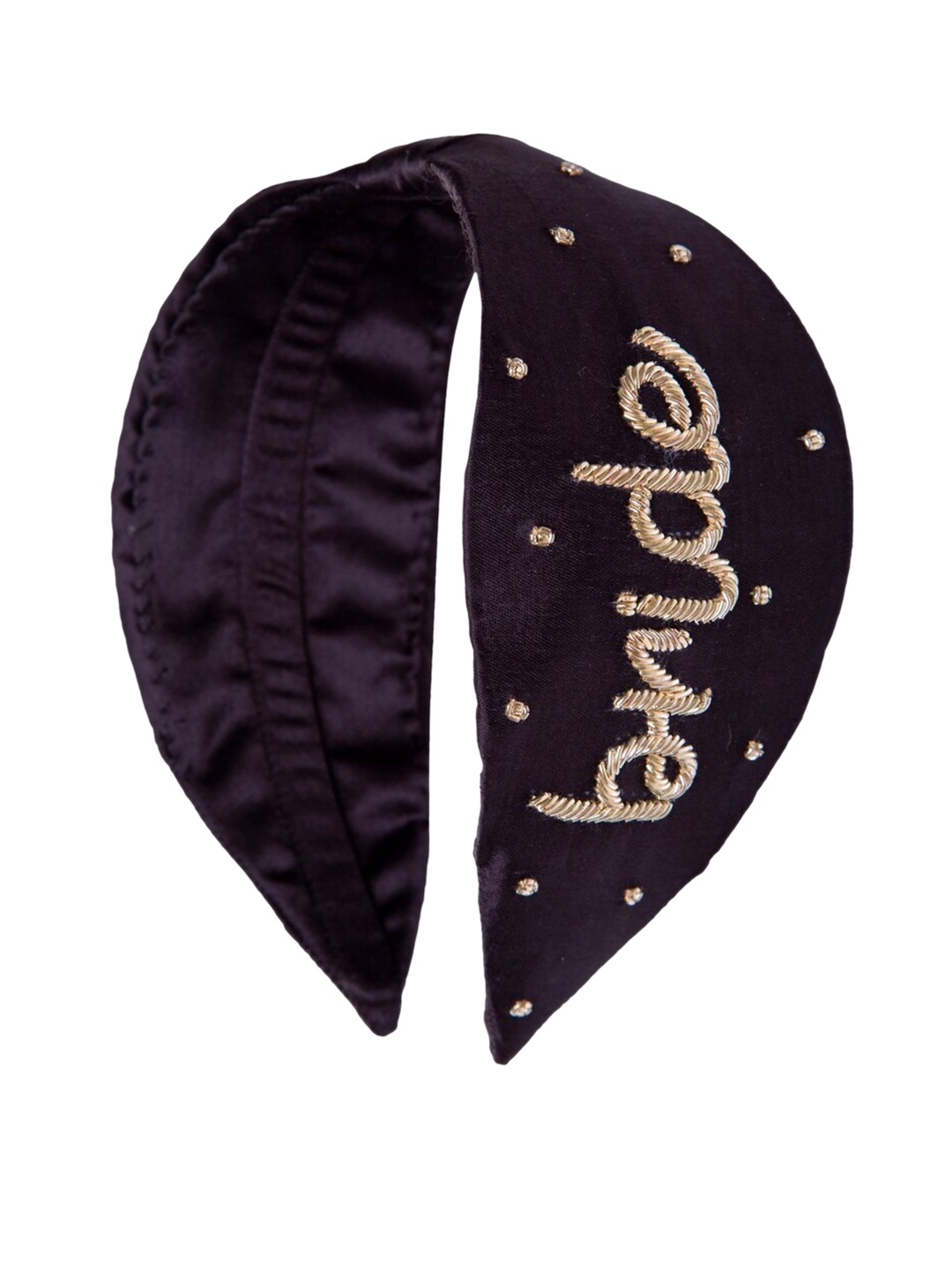 

Knotty Tail Women Black Embellished Headband