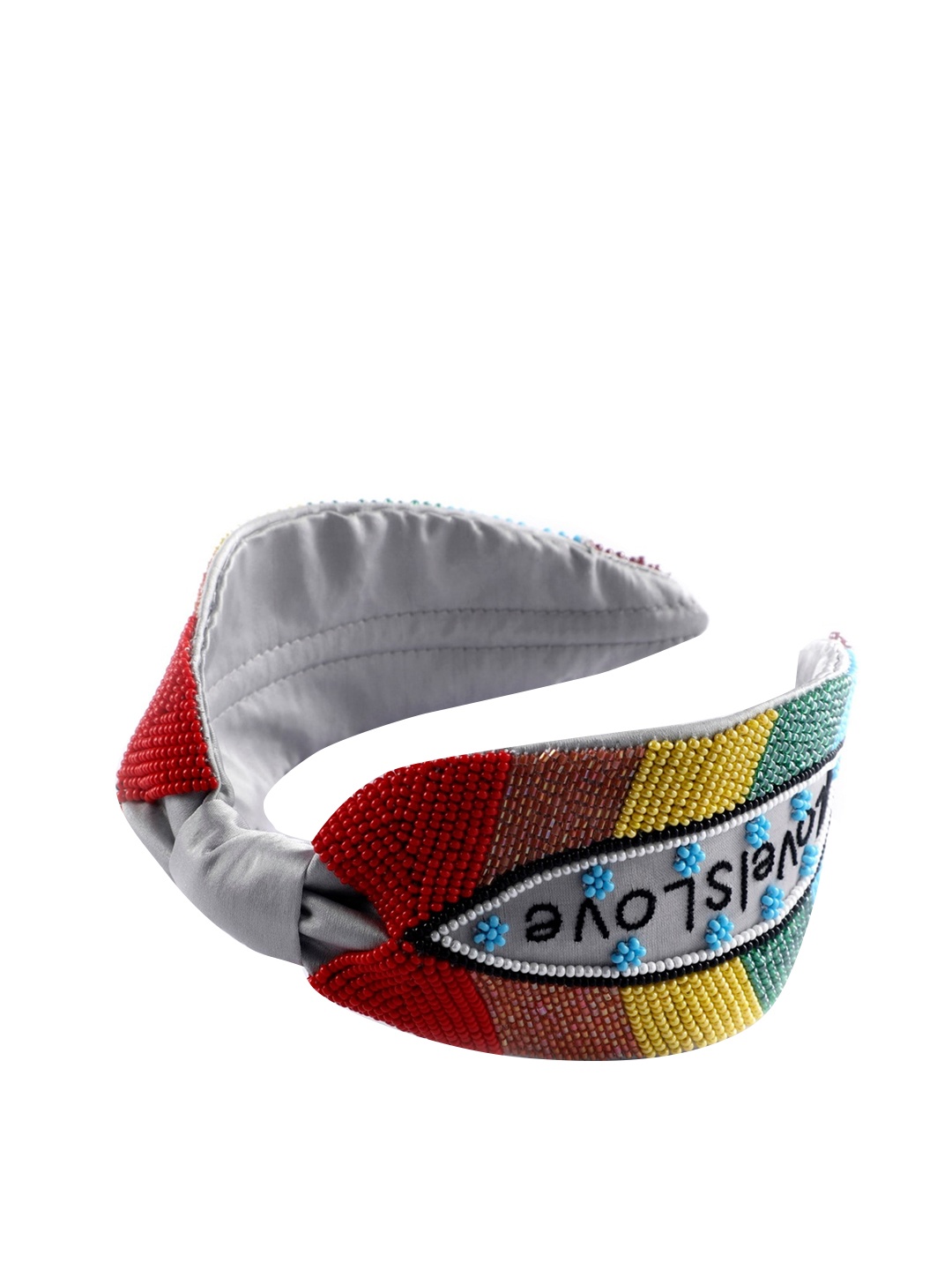

Knotty Tail Women Multicoloured Embellished Hairband, Multi
