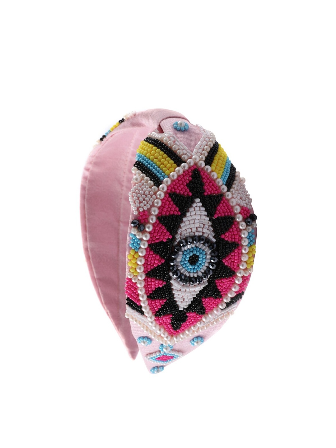 

Knotty Tail Women Pink Embellished Hairband