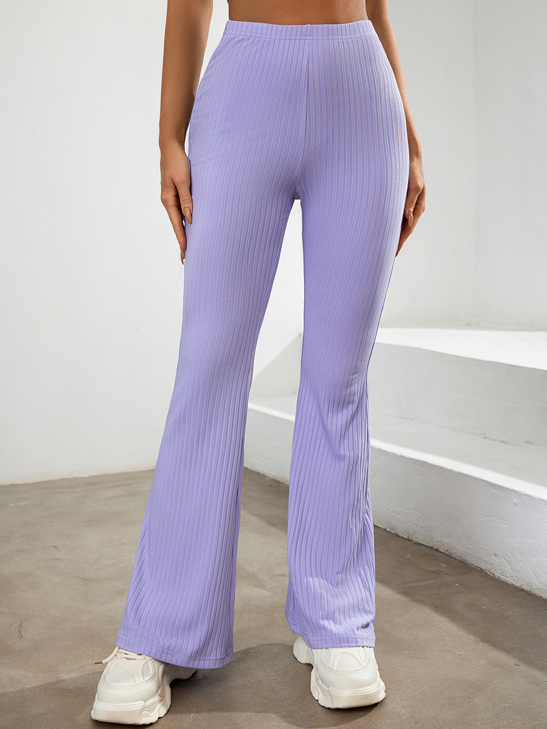 

URBANIC Women Purple Solid Gym Pants