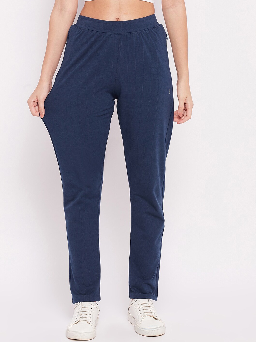 

Okane Women Navy Blue Solid Track Pants