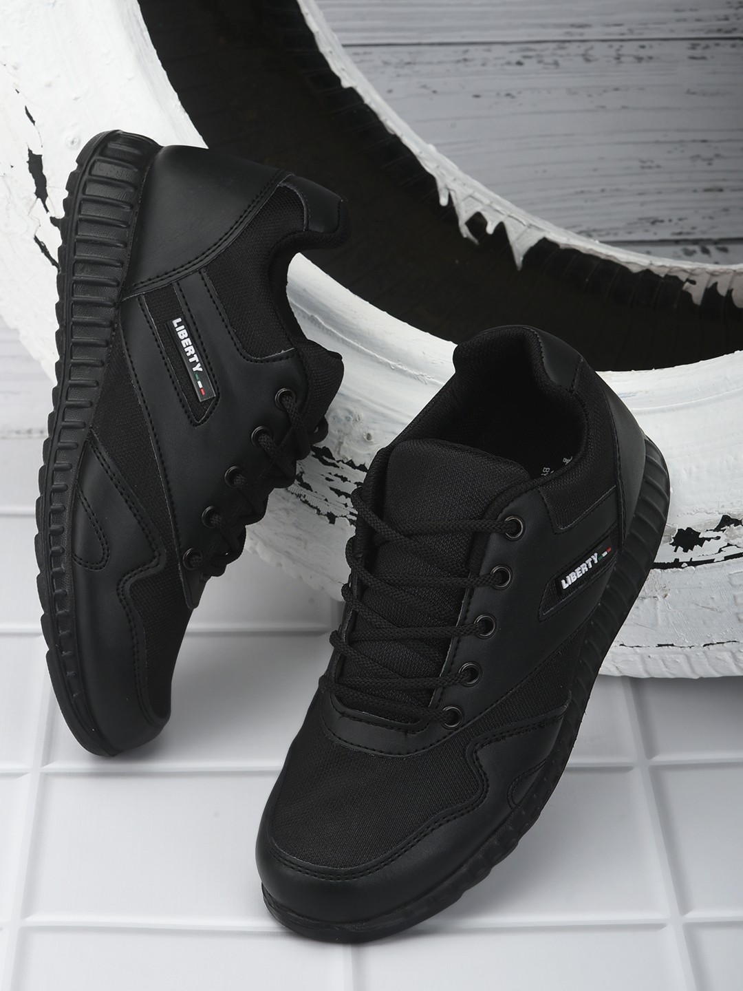 

Liberty Kids Black Sneakers