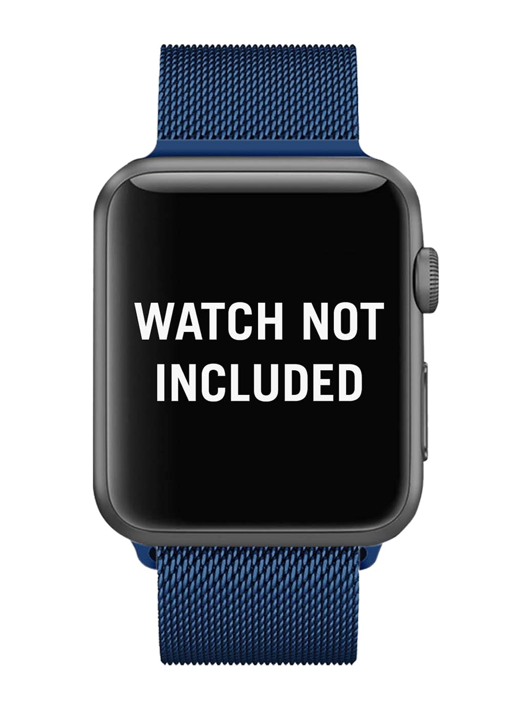 

DailyObjects Blue Solid Stainless Steel Watch Strap