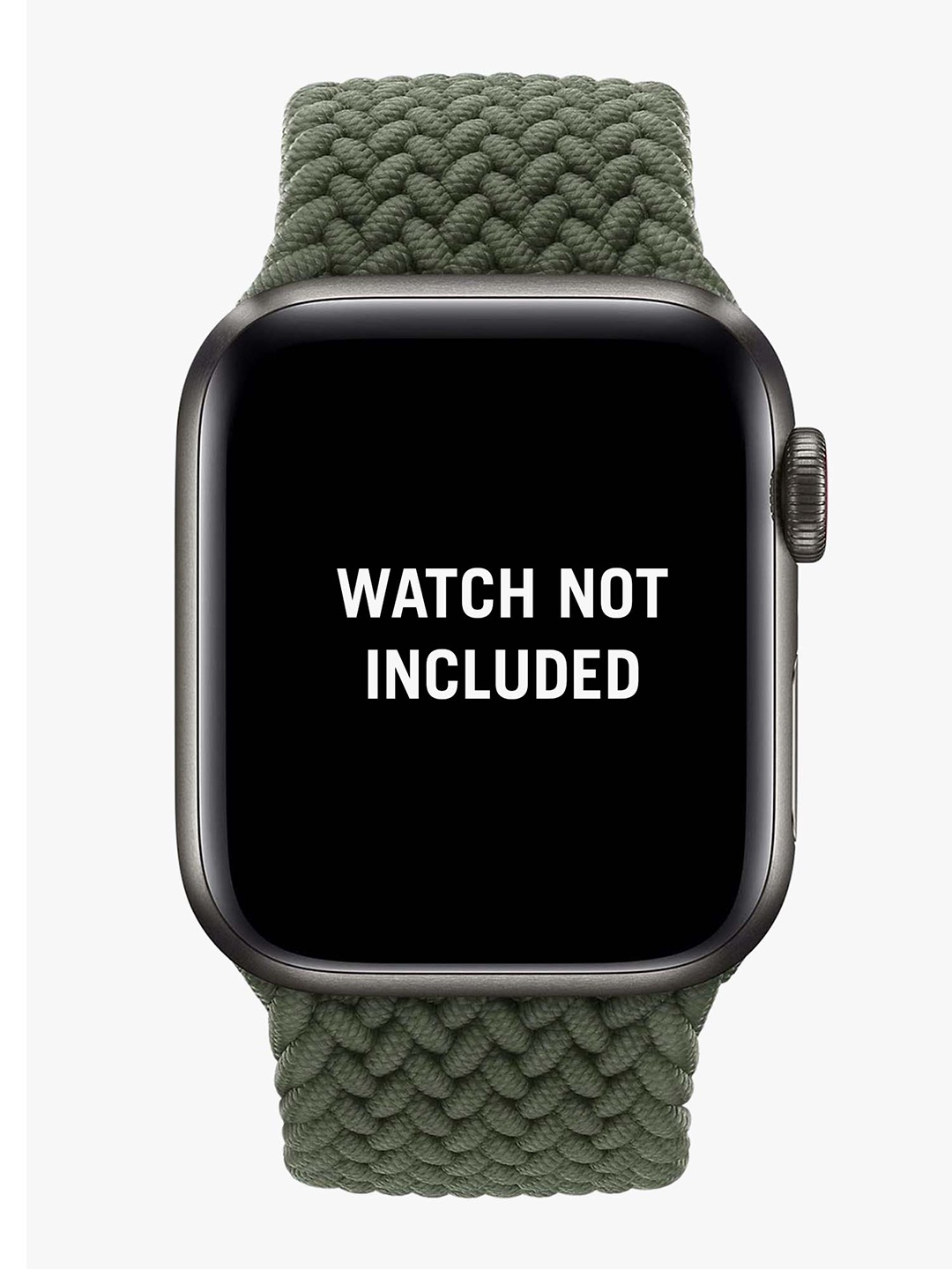 

DailyObjects Unisex Green Braided Solo Loop Apple Watch Strap