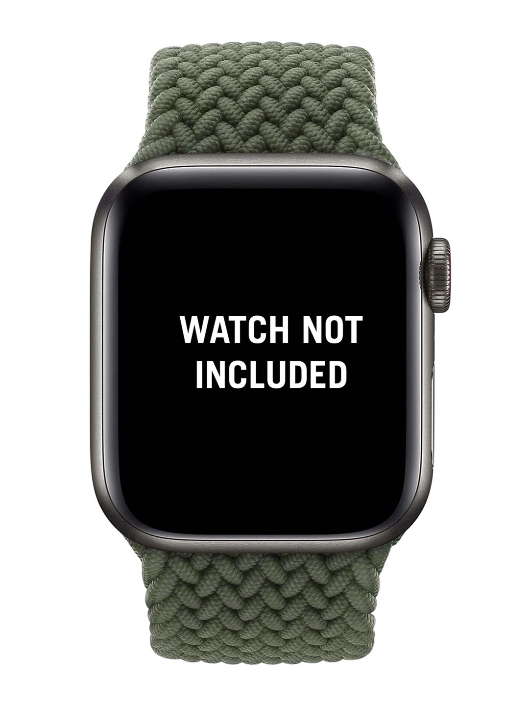 

DailyObjects Green Olive Braided Solo Loop Apple WatchBand