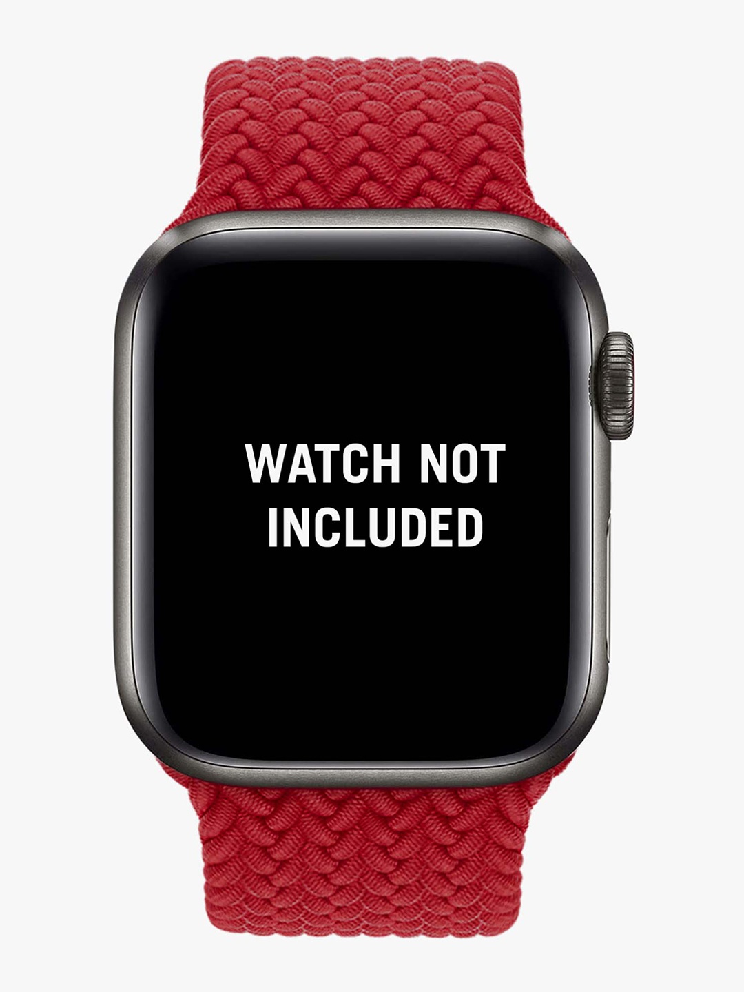 

DailyObjects Red Solid Braided Solo Loop Watch Straps