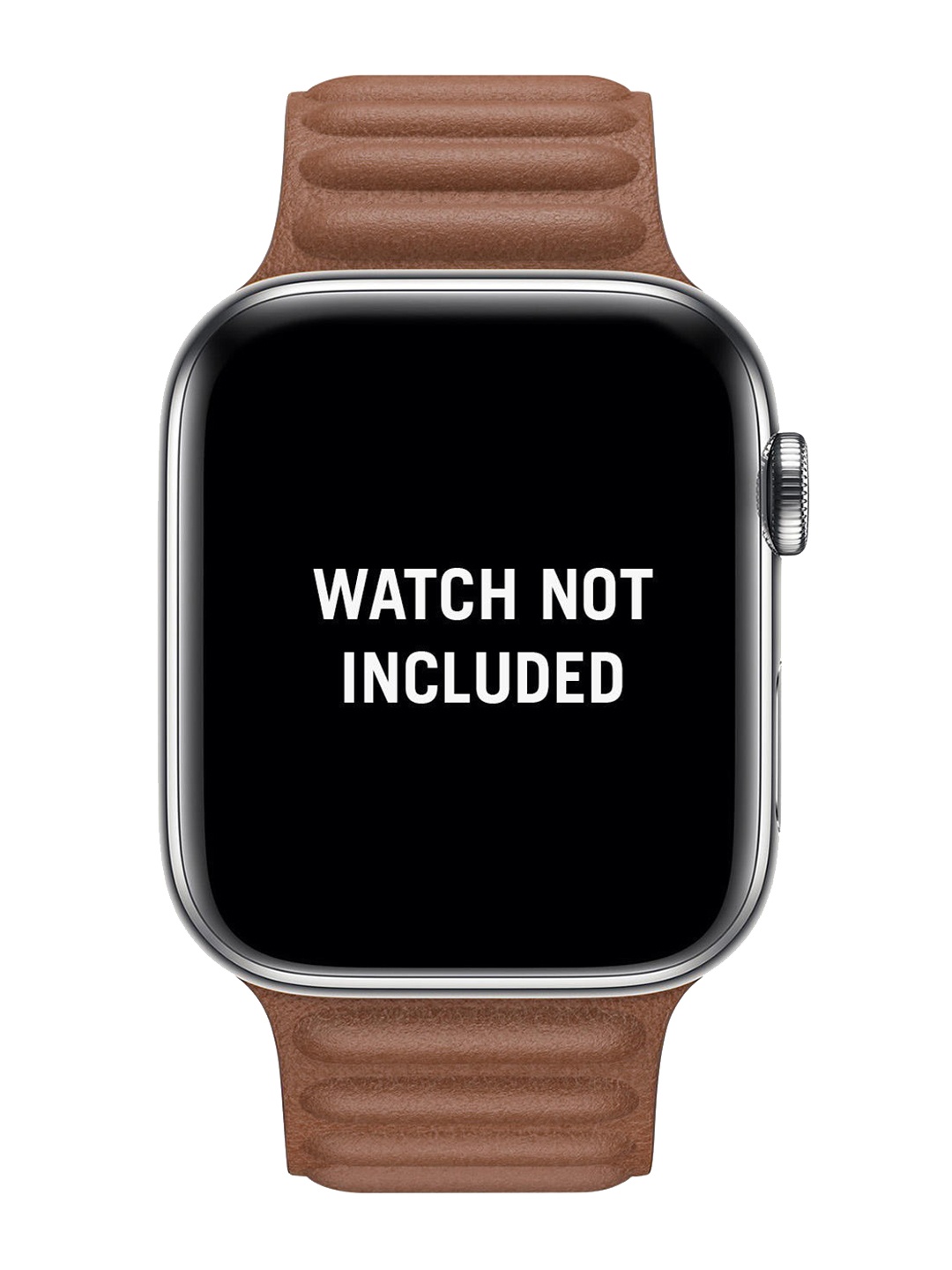 

DailyObjects Brown Solid Single Piece Leather Apple Watch Strap