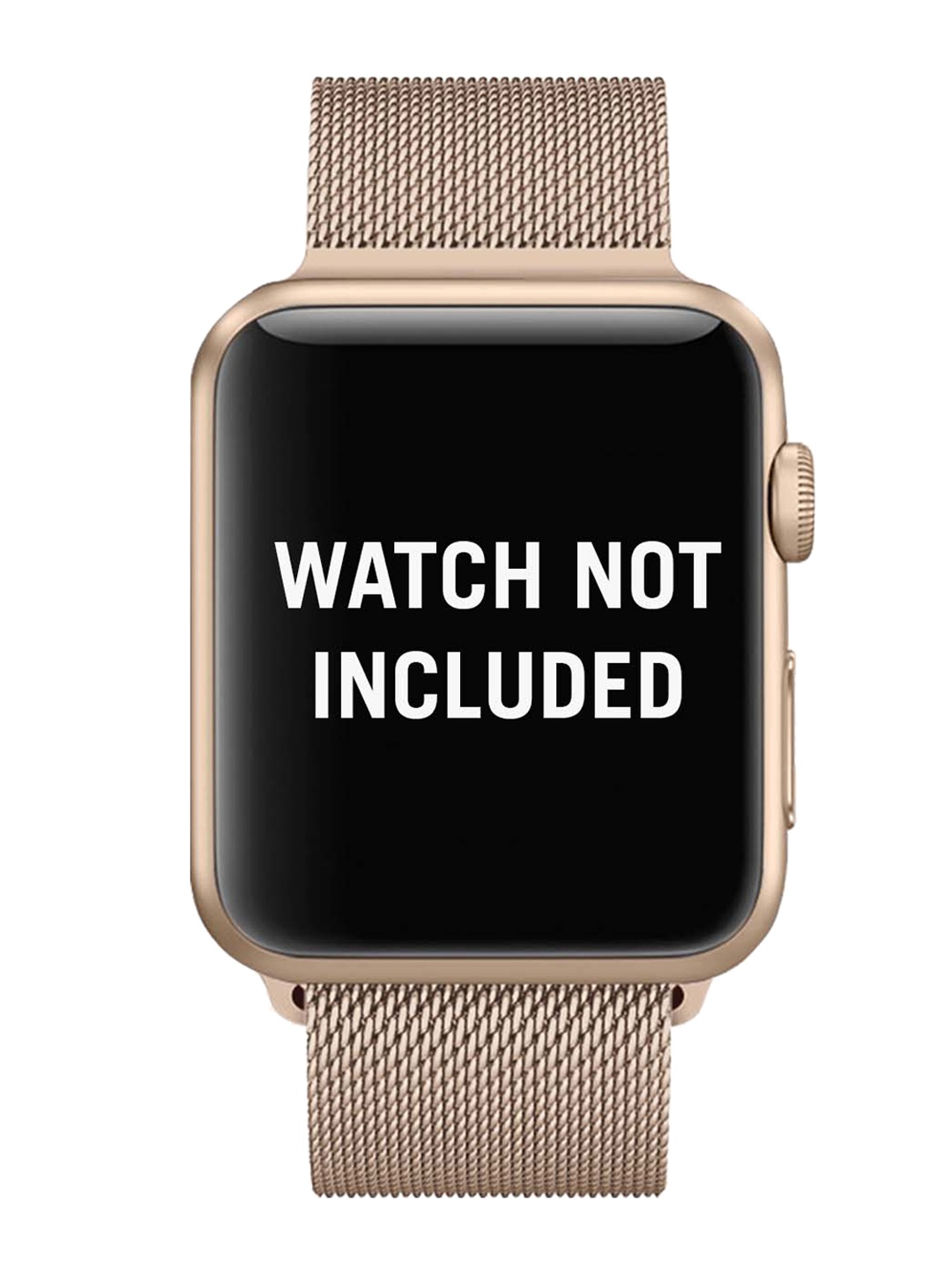 

DailyObjects Rose Gold-Toned Solid Magnetic Milanese Loop Apple Watch Strap