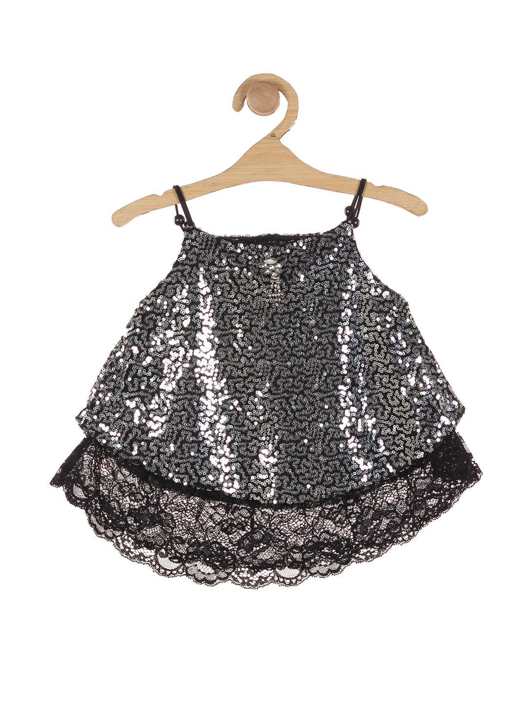 

Lil Lollipop Black Embellished Top