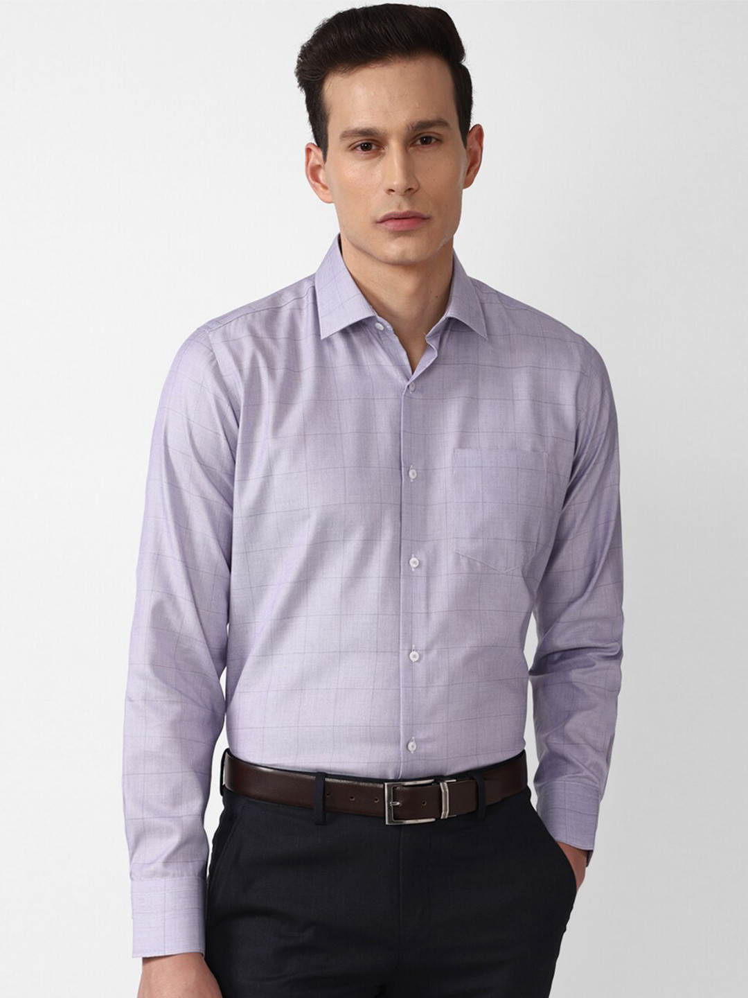 

Van Heusen Men Purple Formal Shirt