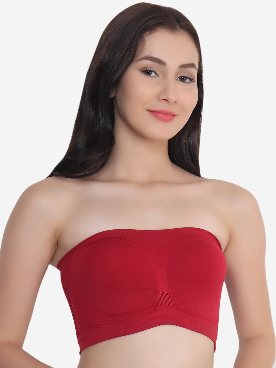

XOXO Design Women Maroon Bandeau Bra