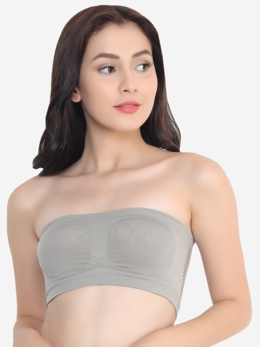 

XOXO Design Grey Bandeau Bra
