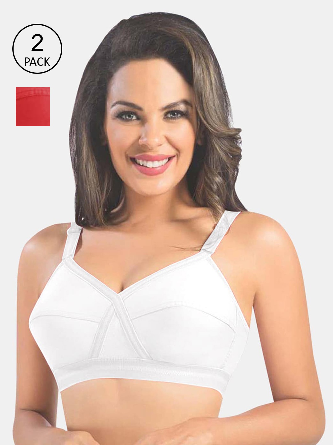 

Sonari Women Multi Bra, White