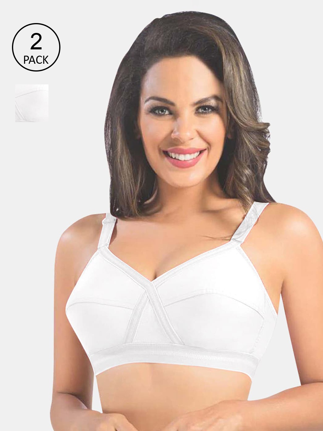 

Sonari Women Multi Bra, White