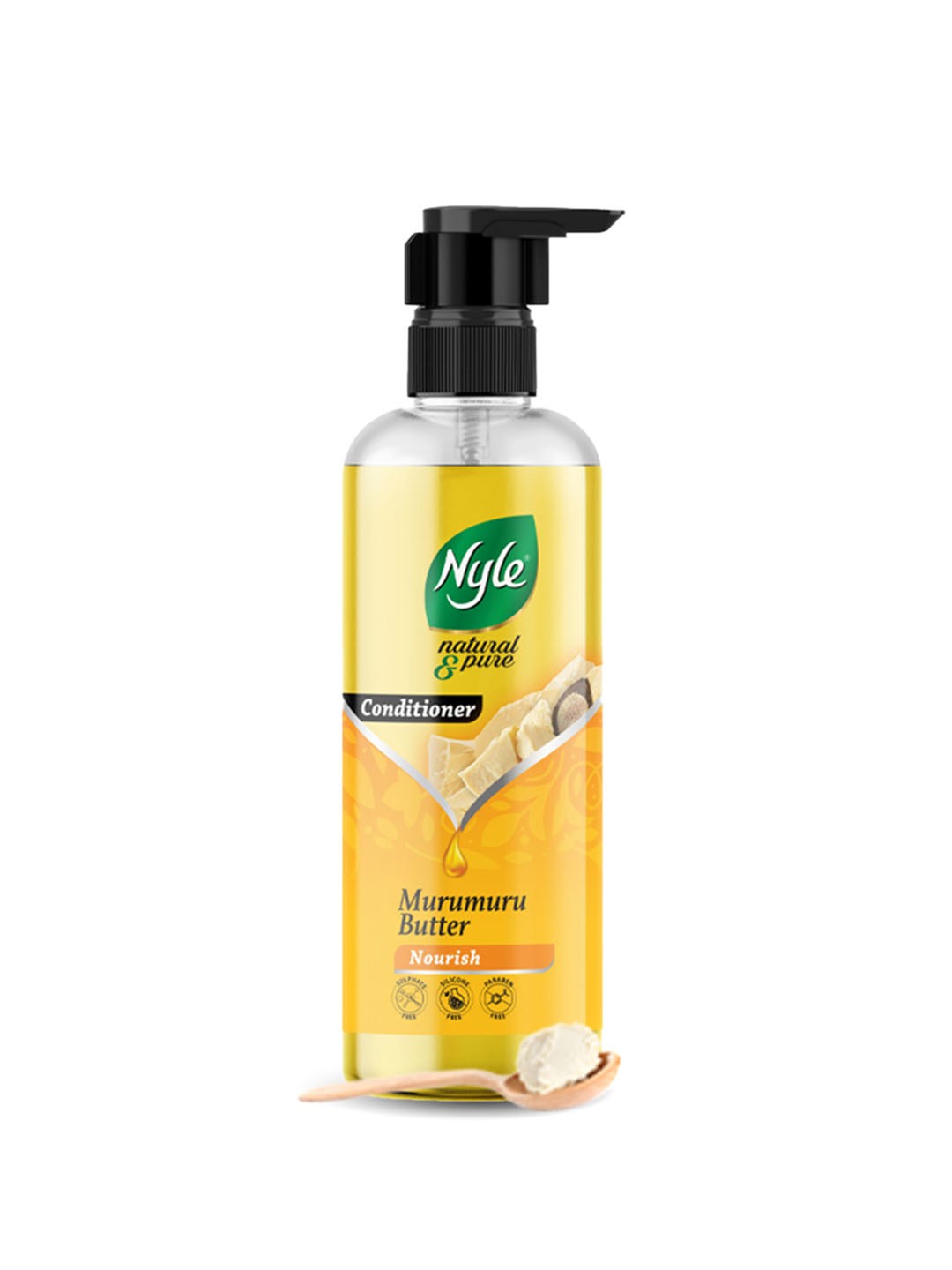 

Nyle Naturals Nourish Conditioner with Murumuru Butter - 250ml, Yellow