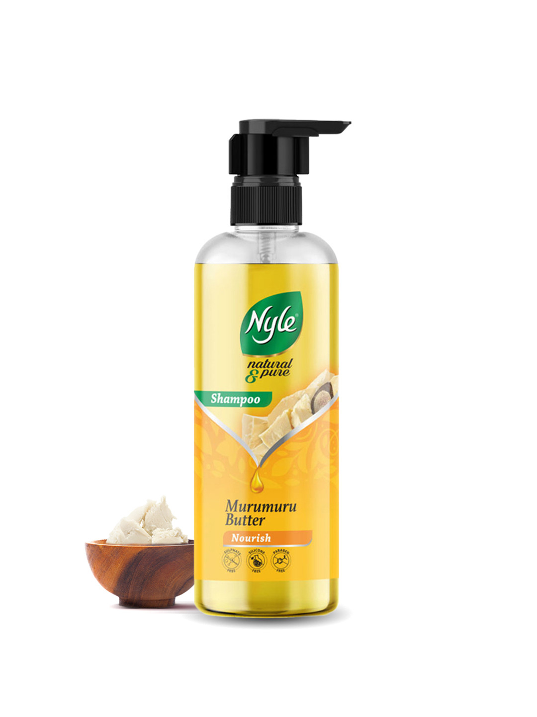 

Nyle Naturals Nourish Shampoo with Murumuru Butter - 300ml, Yellow