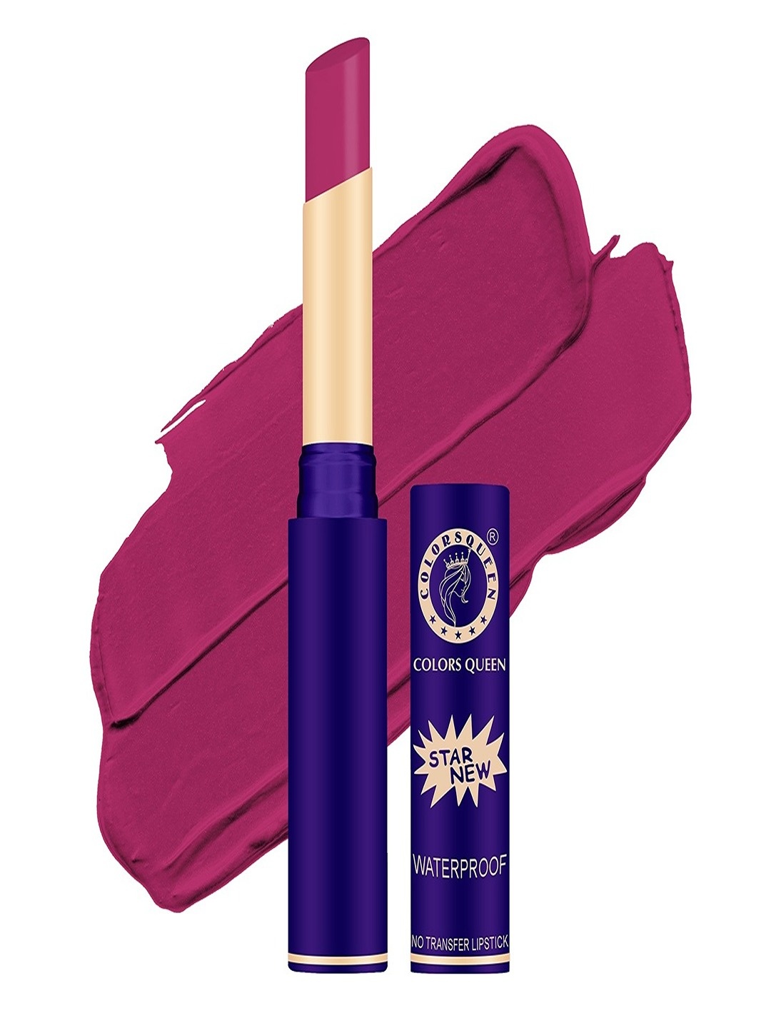 

Colors Queen Star New Lips Non-Transfer Waterproof Matte Lipstick 2g - Rani 819, Pink