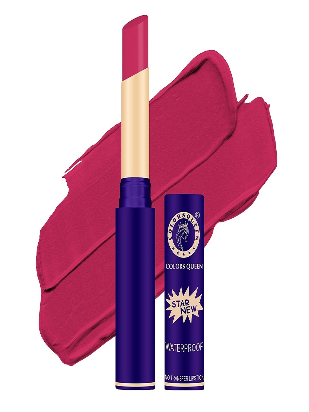 

Colors Queen Star New Lips Non-Transfer Waterproof Matte Lipstick 2g - Rose Blush 834, Pink