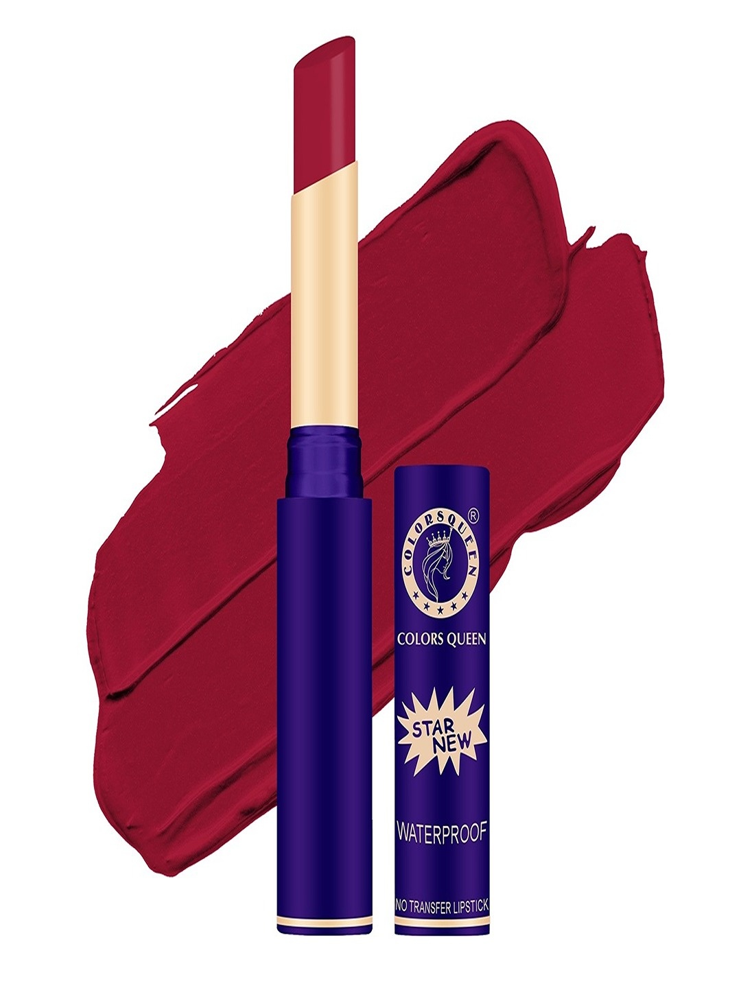 

Colors Queen Star New Lips Non-Transfer Waterproof Matte Lipstick 2g - Red 801