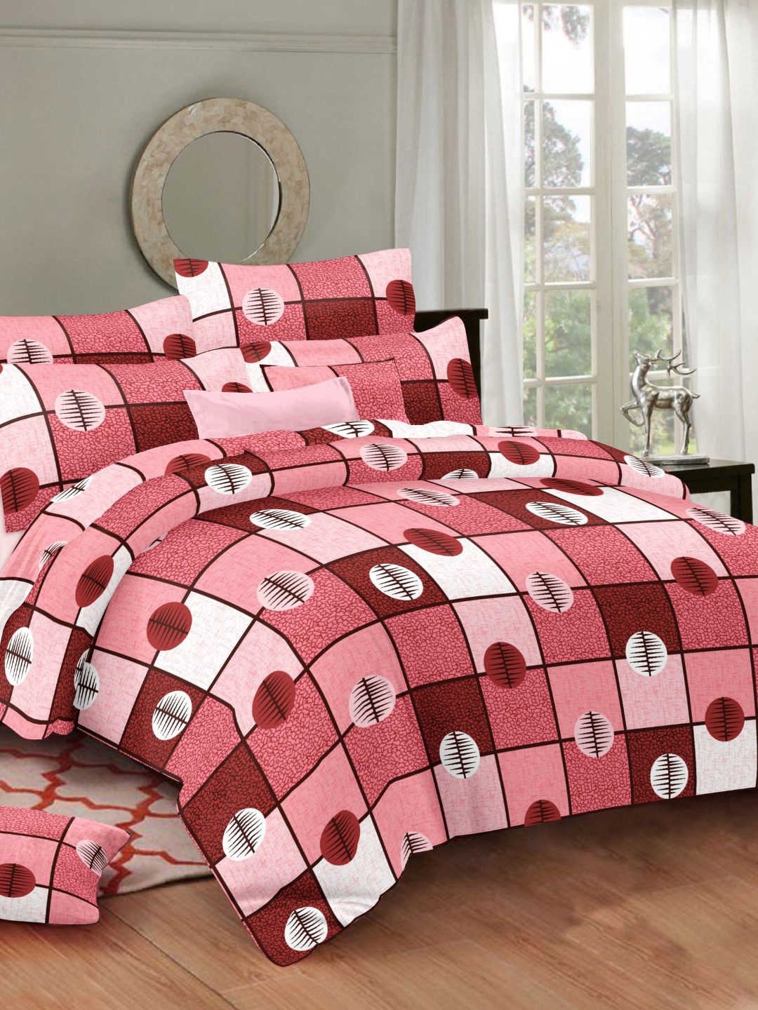 

Sleeping Owls- because your sleep matters Unisex Red Bedsheets