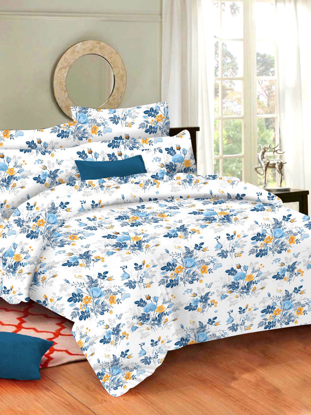 

Sleeping Owls- because your sleep matters Unisex Blue Bedsheets