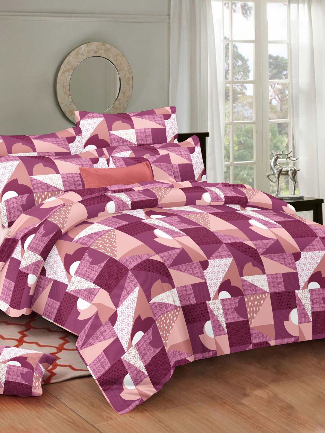

Sleeping Owls- because your sleep matters Unisex Fuchsia Bedsheets