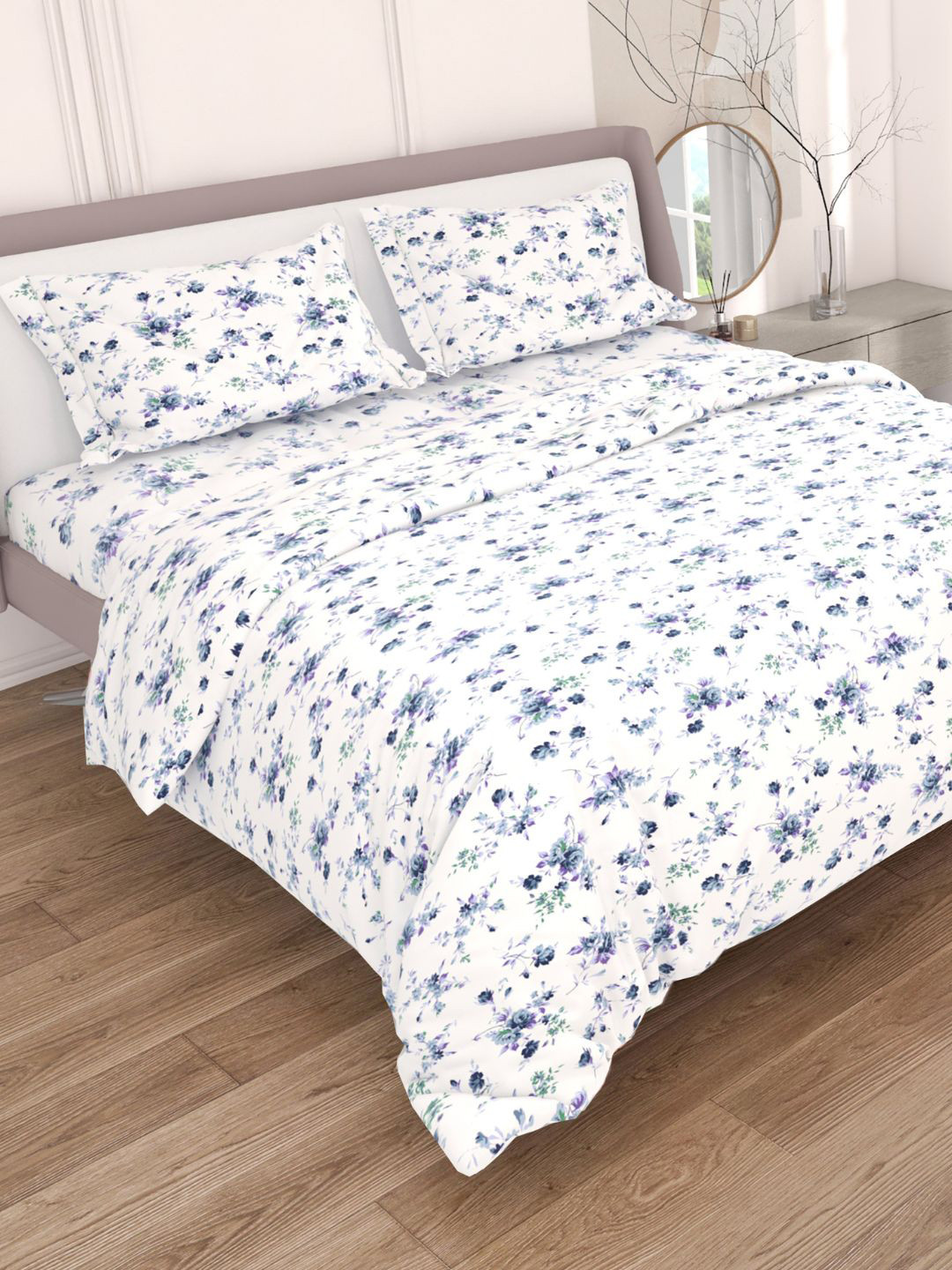 

Sleeping Owls- because your sleep matters Unisex Blue Bedsheets