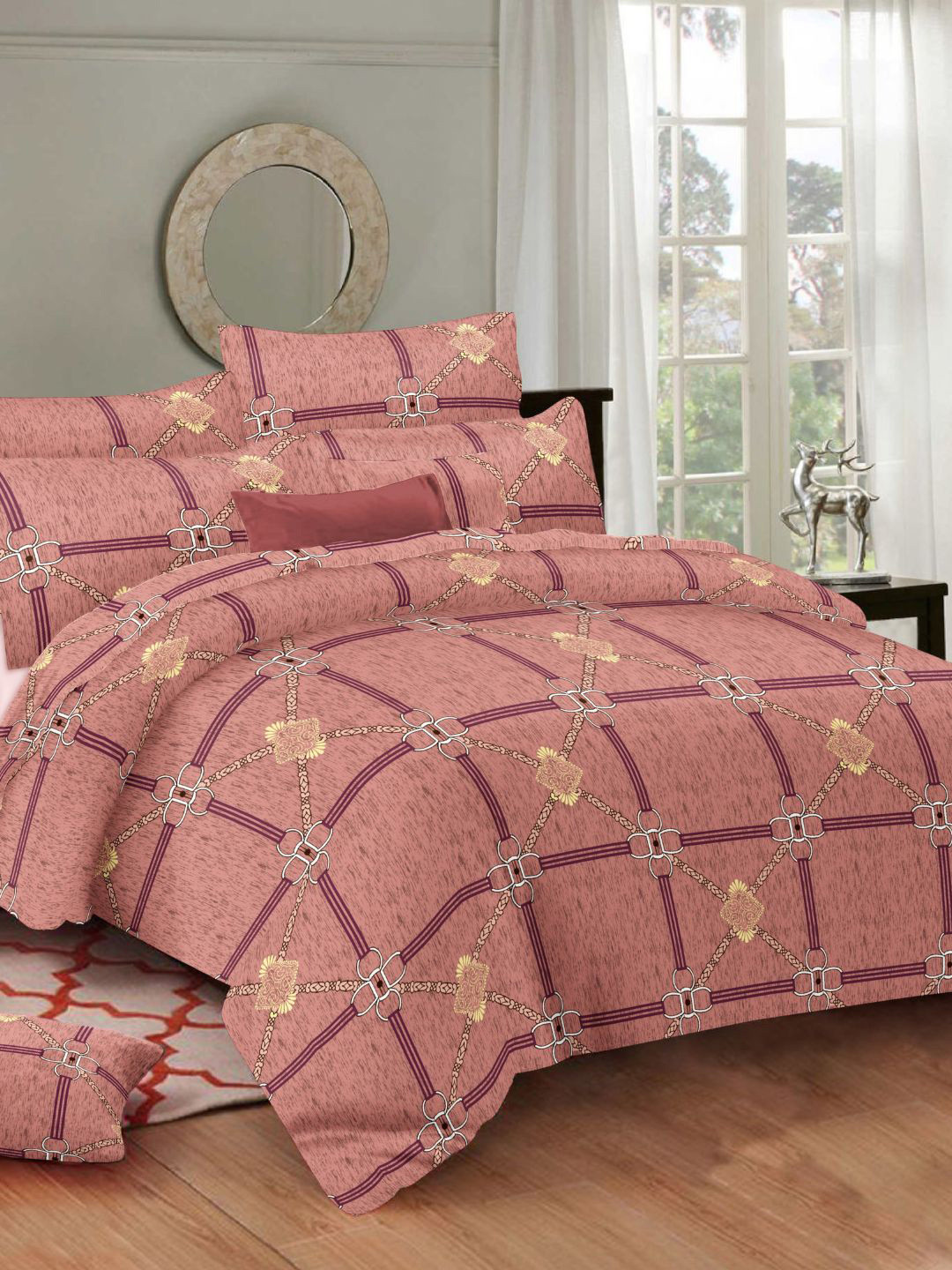 

Sleeping Owls- because your sleep matters Unisex Pink Bedsheets