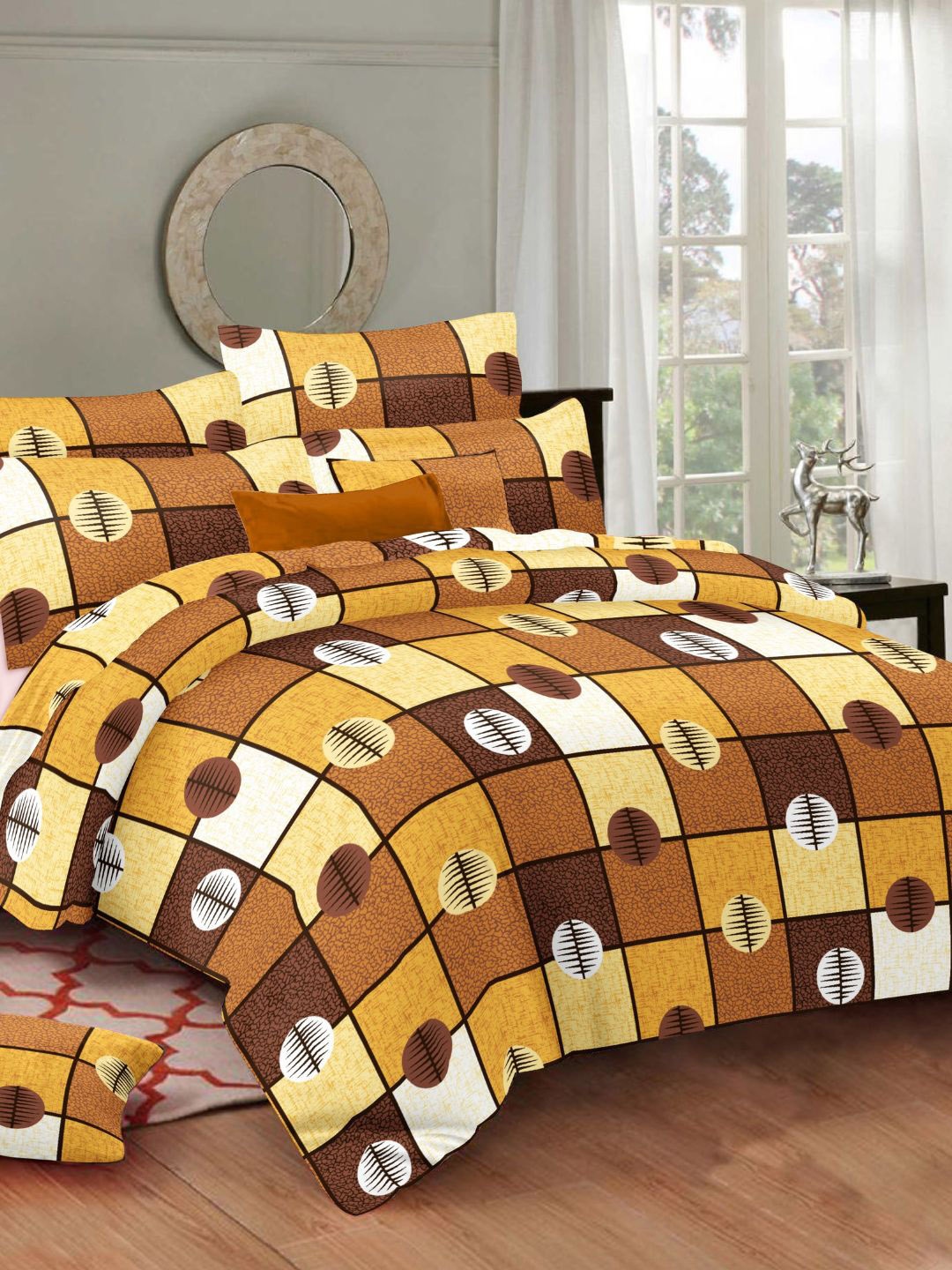 

Sleeping Owls- because your sleep matters Unisex Brown Bedsheets