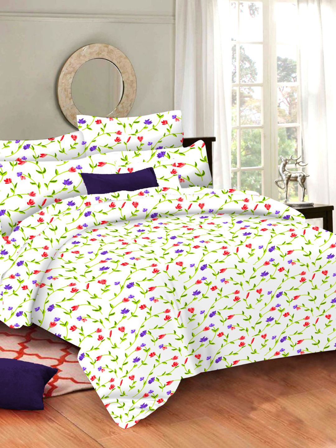 

Sleeping Owls- because your sleep matters Unisex White Bedsheets