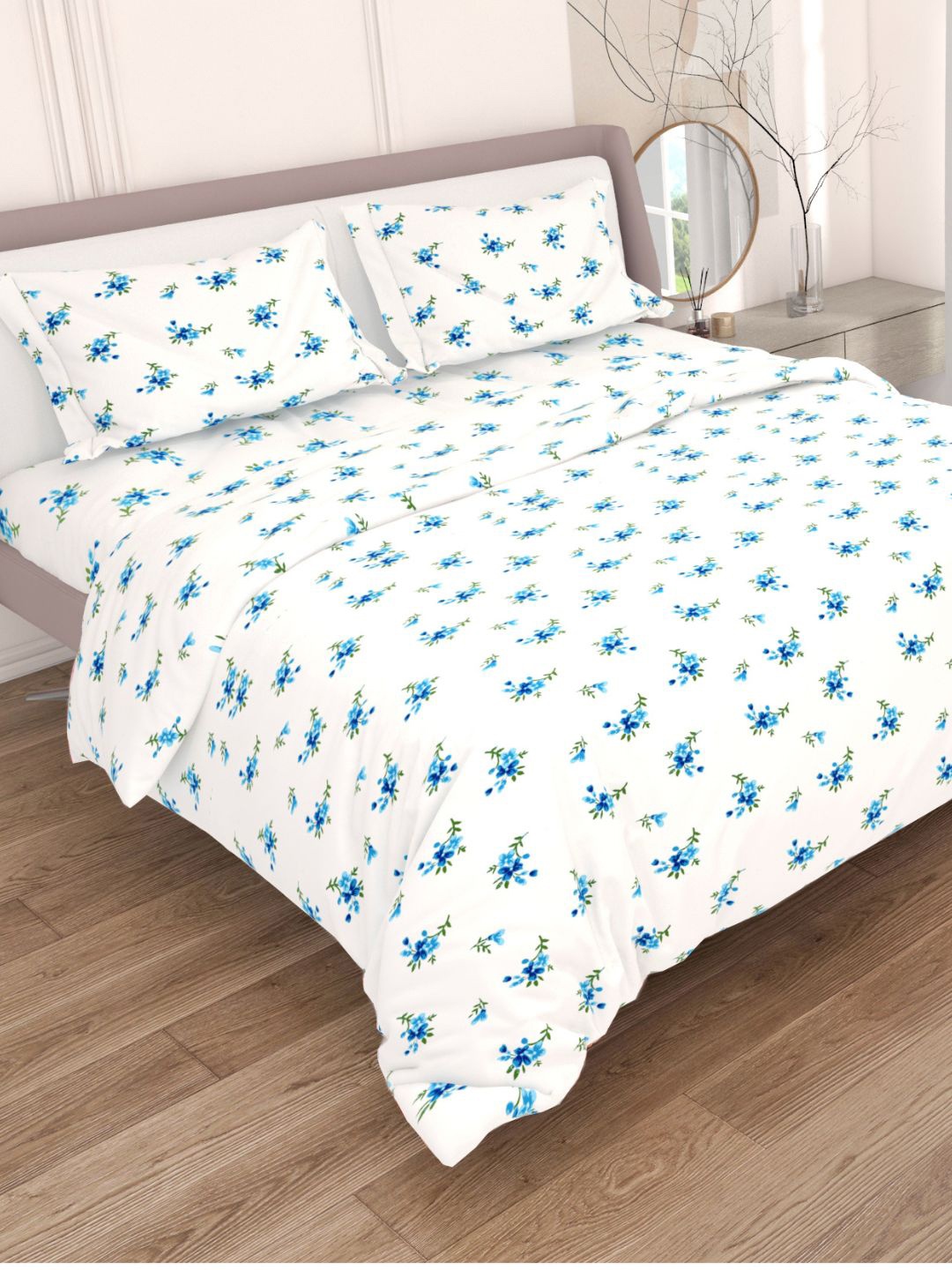 

Sleeping Owls- because your sleep matters Unisex Blue Bedsheets