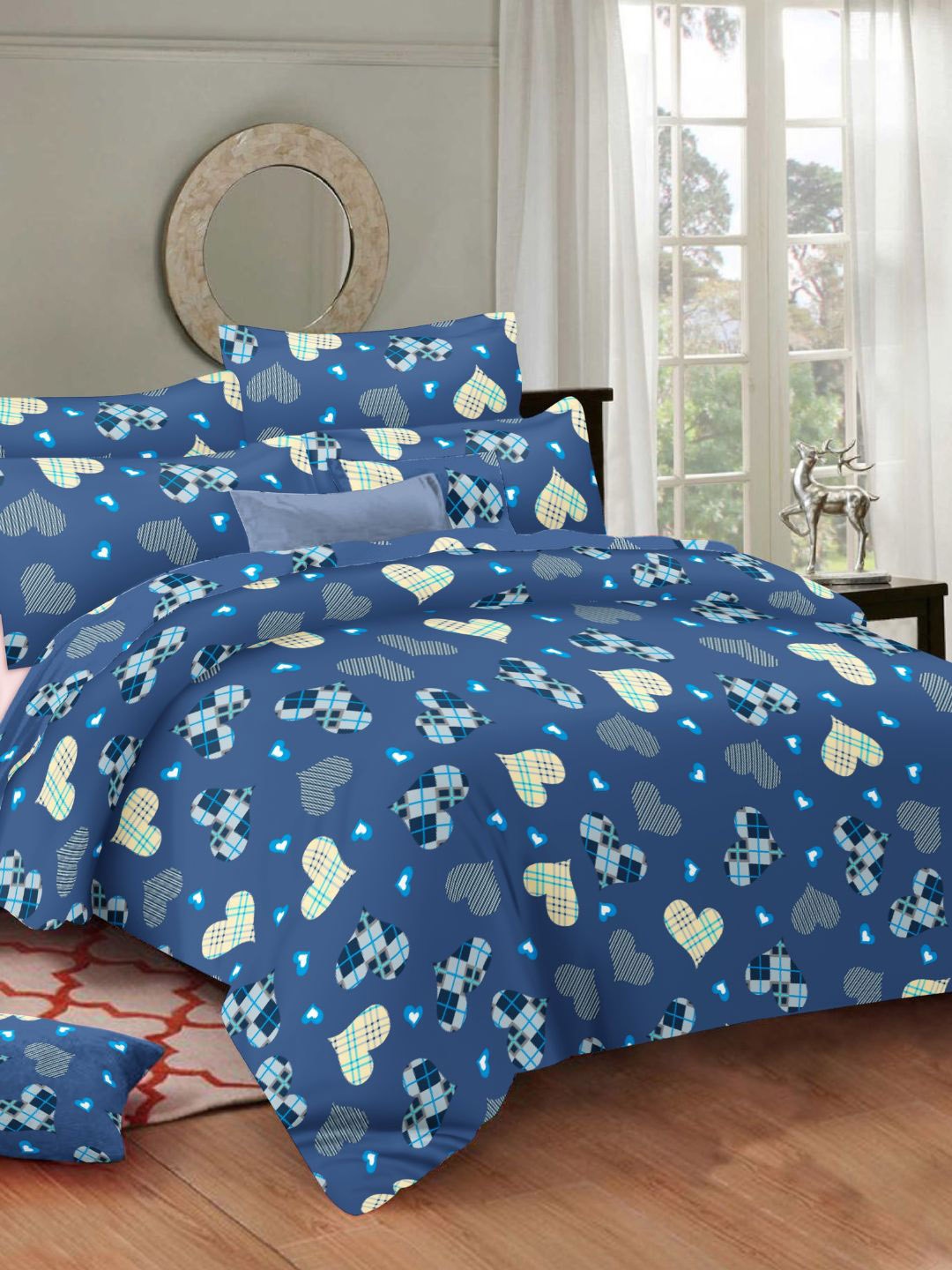 

Sleeping Owls- because your sleep matters Unisex Blue Bedsheets