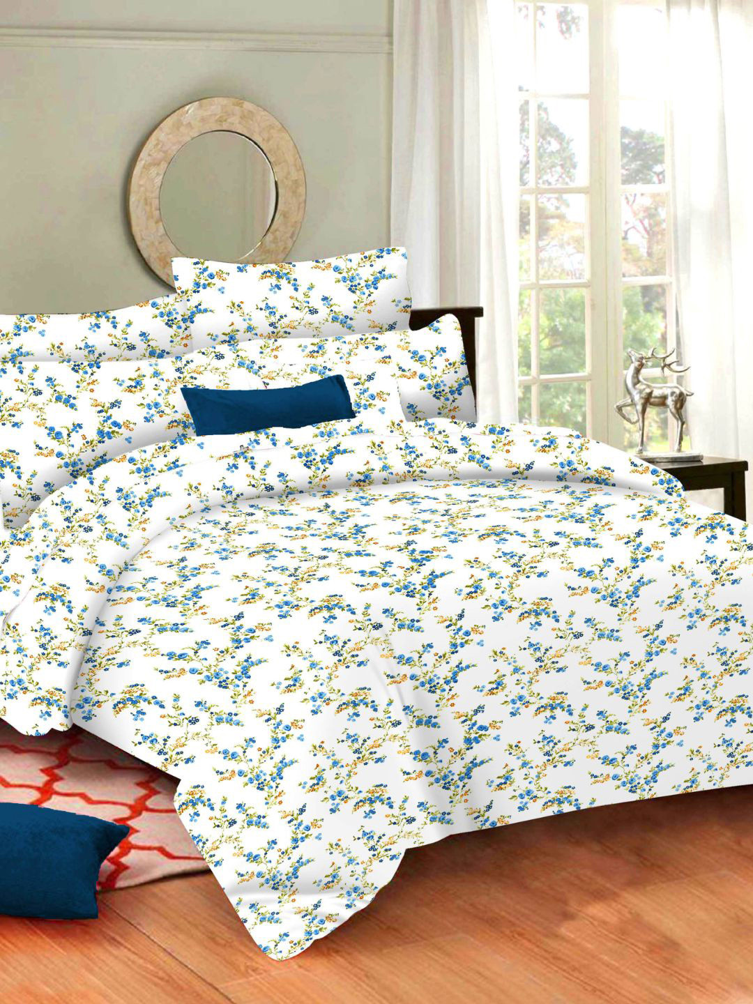 

Sleeping Owls- because your sleep matters Unisex Blue Bedsheets