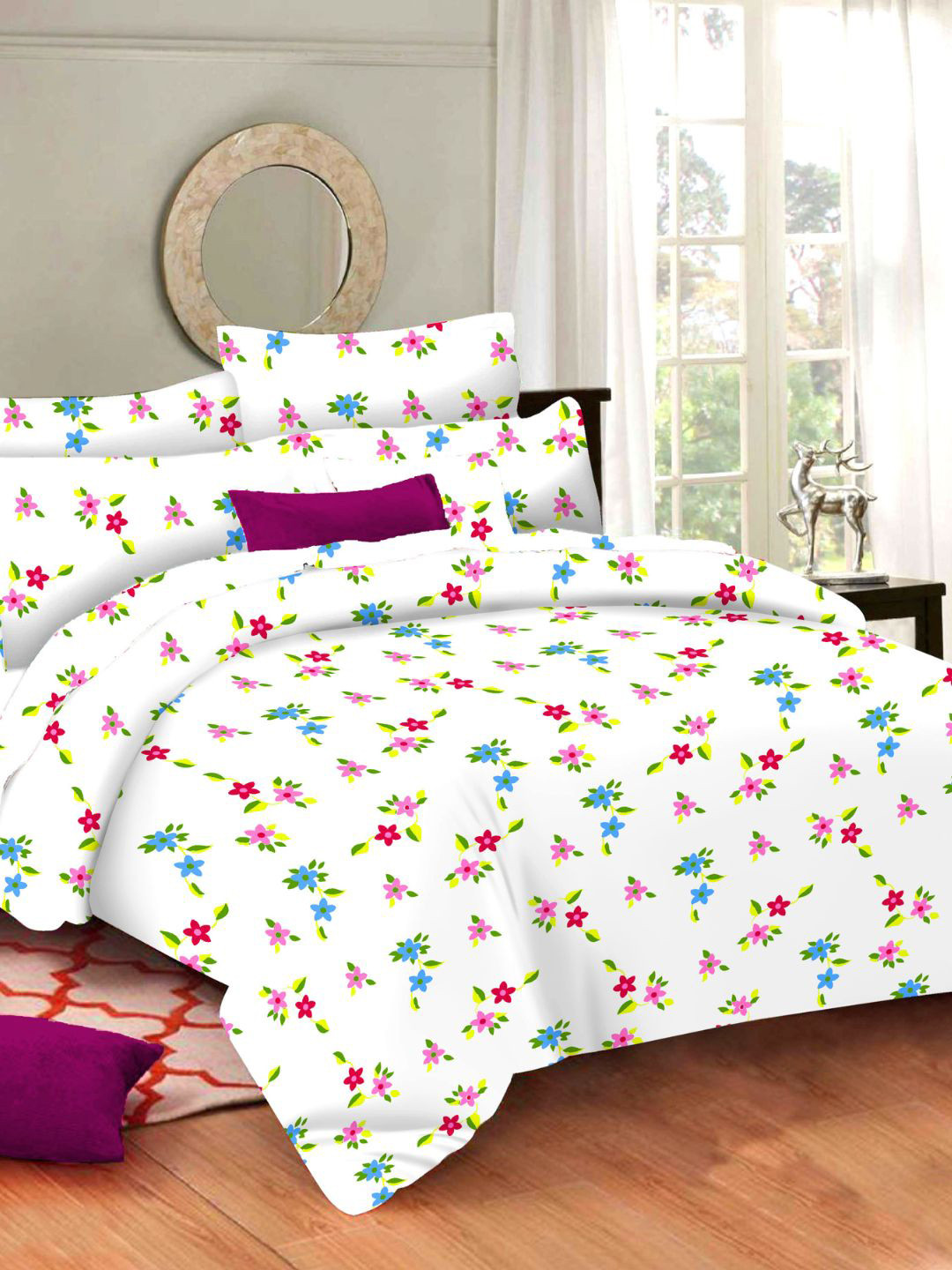 

Sleeping Owls- because your sleep matters Unisex White Bedsheets