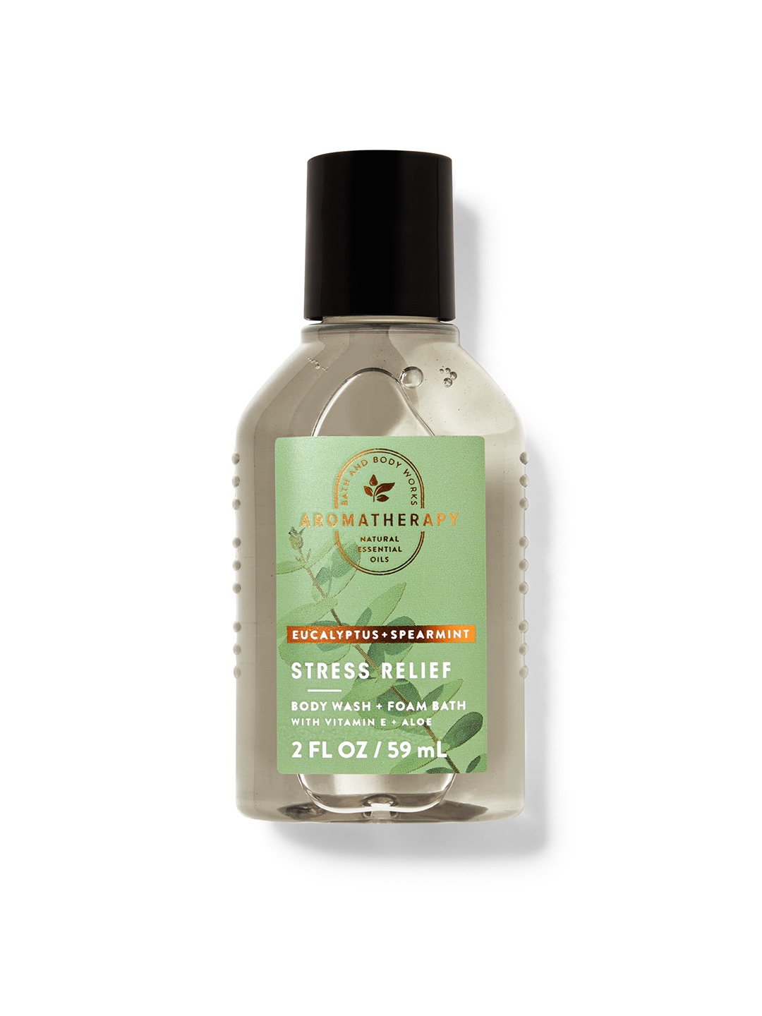 

Bath & Body Works Eucalyptus Spearmint Travel Size Body Wash & Foam Bath 59ml, Green