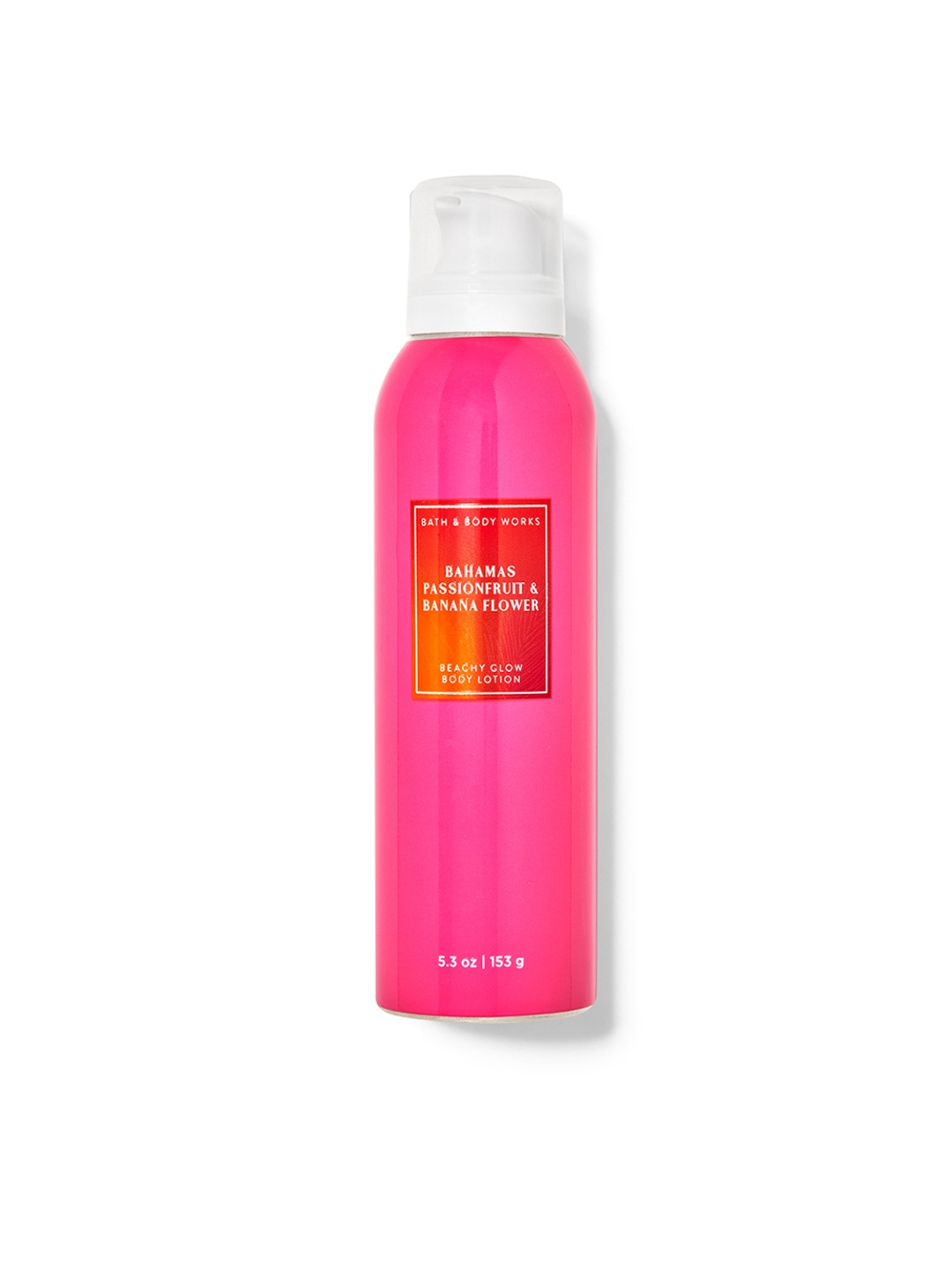 

Bath & Body Works Bahamas Passionfruit & Banana Flower Beachy Glow Body Lotion - 153 g, Pink