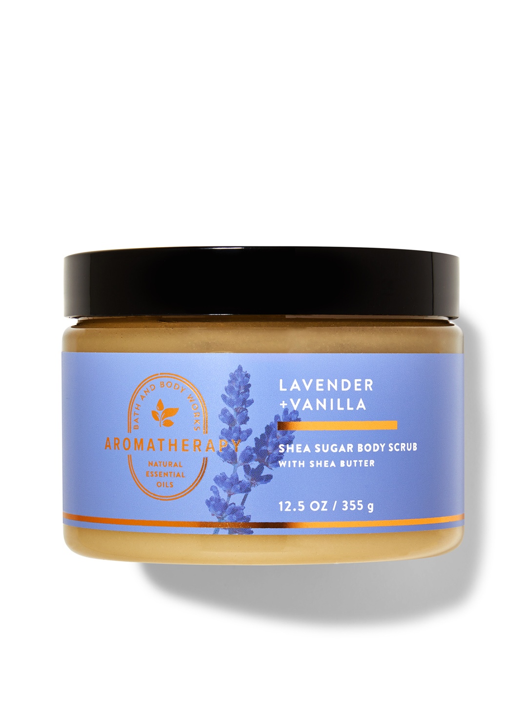 

Bath & Body Works Lavender + Vanilla Shea Sugar Body Scrub - 355 g, Blue