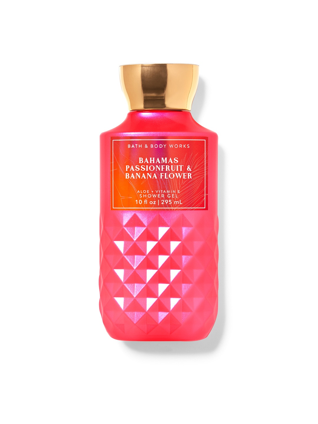 

Bath & Body Works Bahamas Passionfruit & Banana Flower Shower Gel with Aloevera - 295 ml, Pink