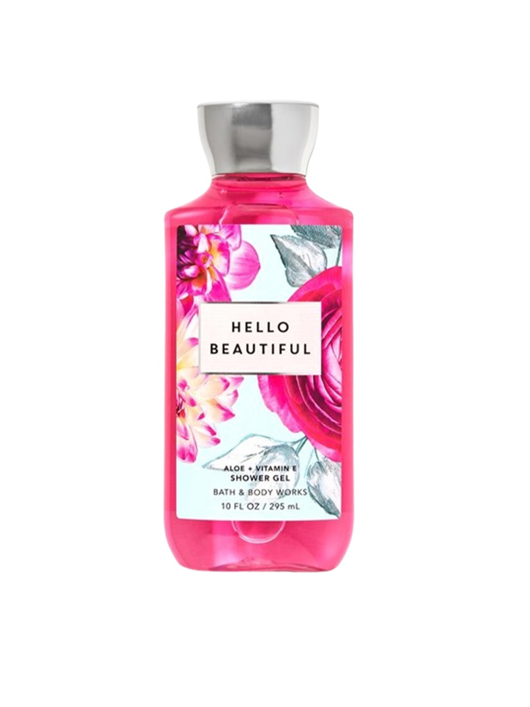 

Bath & Body Works Hello Beautiful Shower Gel with Aloe + Vitamin E - 295 ml, Pink