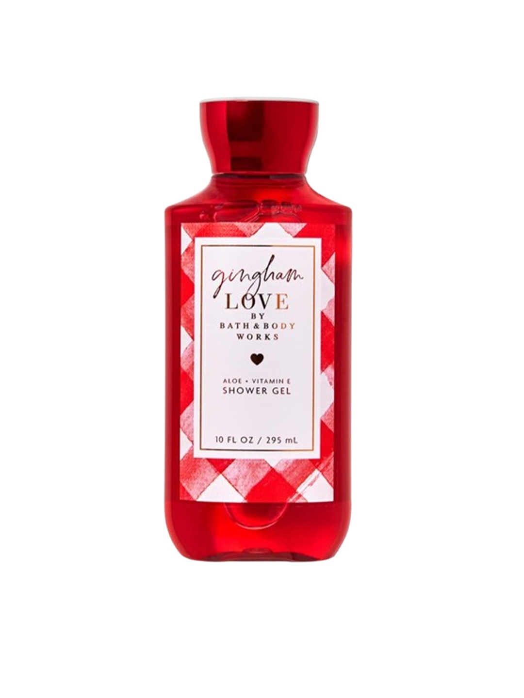 

Bath & Body Works Gingham Love Shower Gel with Aloe & Vitamin E - 295 ml, Red