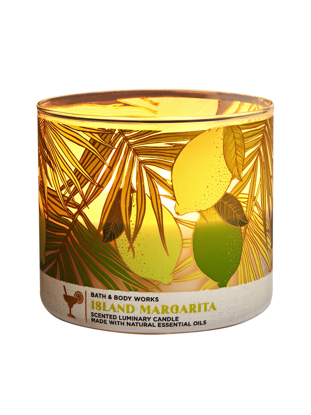 

Bath & Body Works Island Margarita 3-Wick Candle, Yellow