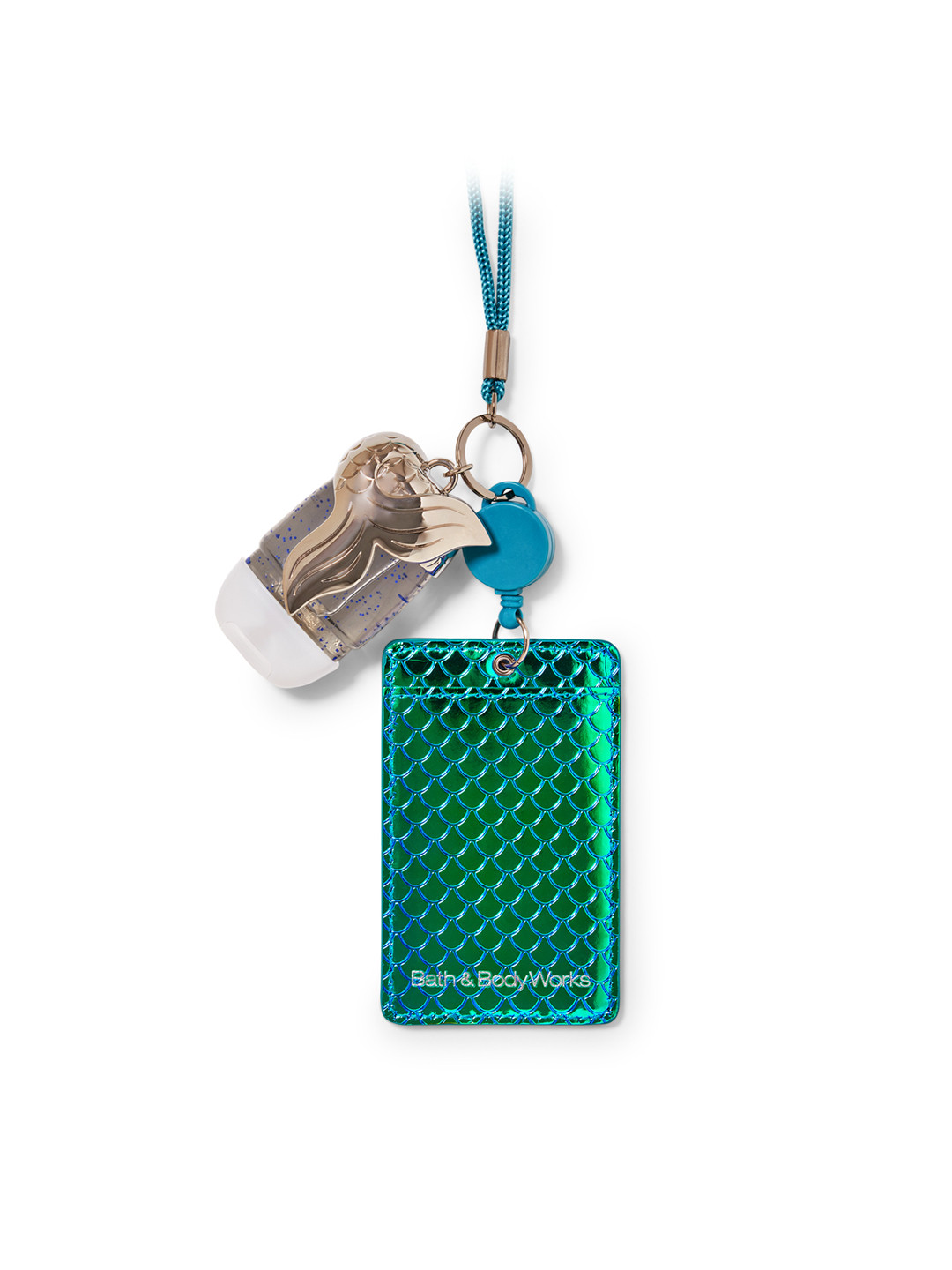 

Bath & Body Works Wearable Mermaid ID Card PocketBac Holder - Green