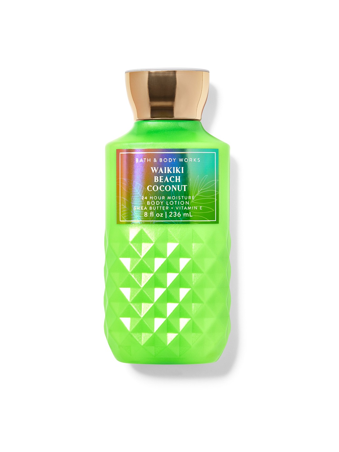 

Bath & Body Works Waikiki Beach Coconut Super Smooth Body Lotion with Shea Butter - 236 ml, Green