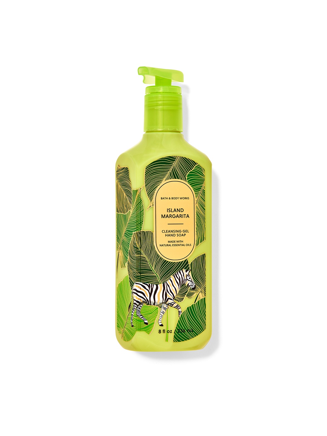 

Bath & Body Works Island Margarita Gentle Gel Hand Soap with Natural Essential Oils-236 ml, Green